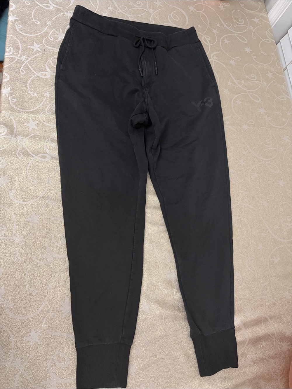Y-3 Men’s Black Jogger Sweatpants Size L